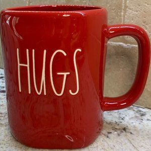 Rae Dunn Mug HUGS ❤️❤️ Valentine Love